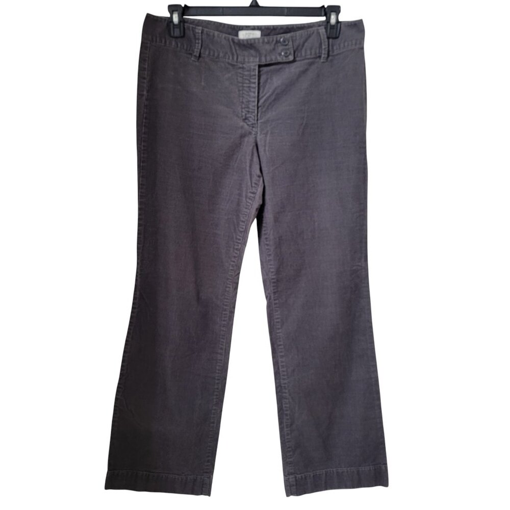 Loft Size 12 Gray Corduroy Bootcut Pants. Gently Used Condition.
